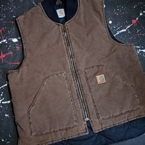 Carhartt vintage 90s insulated duck work vest